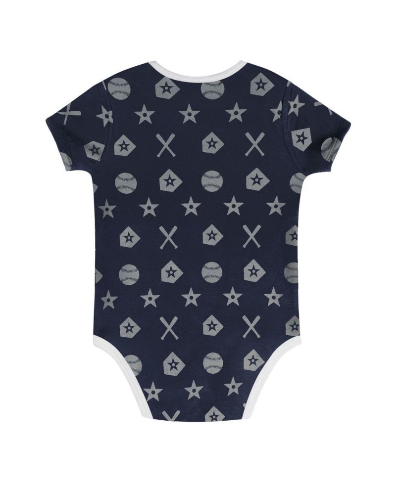 Baby Boys and Girls 2-Piece Navy New York Yankees On Deck Diaper Cover Set