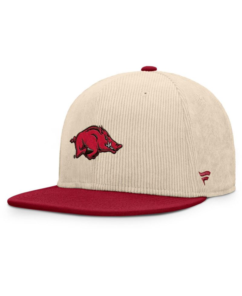 Men's Tan Arkansas Razorbacks Catcher Snapback Hat