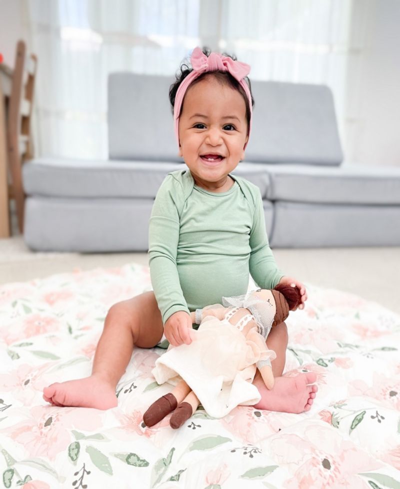 Baby Girls Parker Floral Quilted Playmat