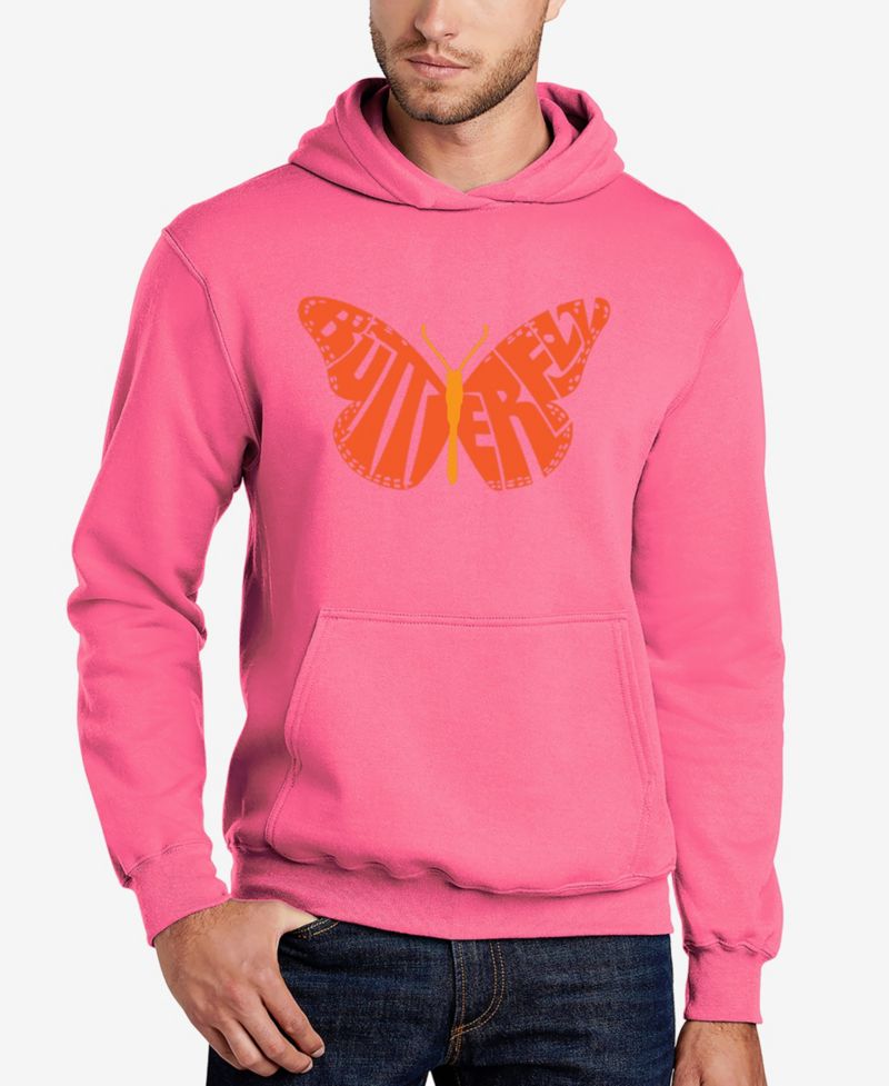 Butterfly - Men's Word Art Hooded Sweatshirt
