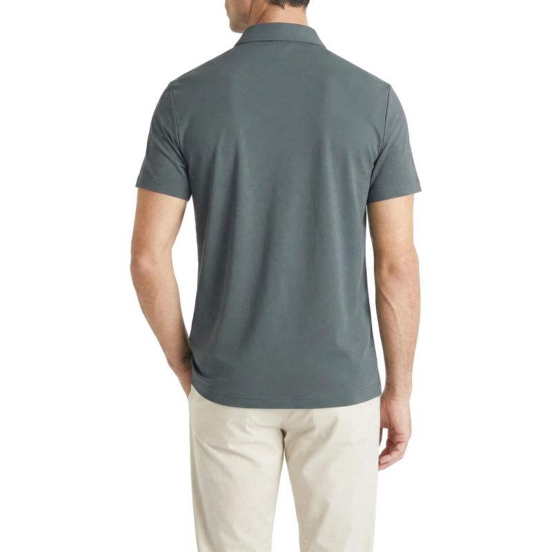 Men's Office-Leisure Collection Button Front Seamless Short Sleeve Shirt