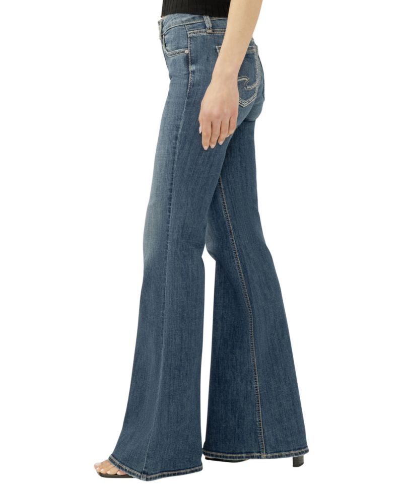 Women's Suki Mid-Rise Flare Luxe Stretch Jeans