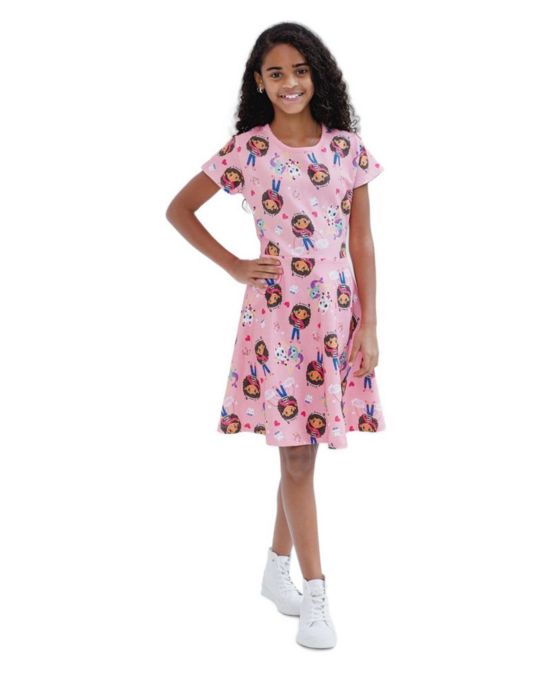 Toddler Girls (2T-5T) Short Sleeve Skater Dress