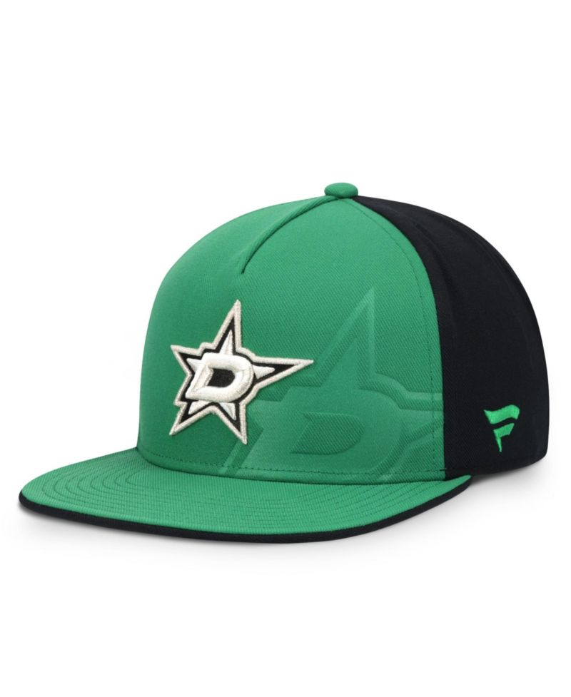 Men's Green/Black Dallas Stars Snapback Hat