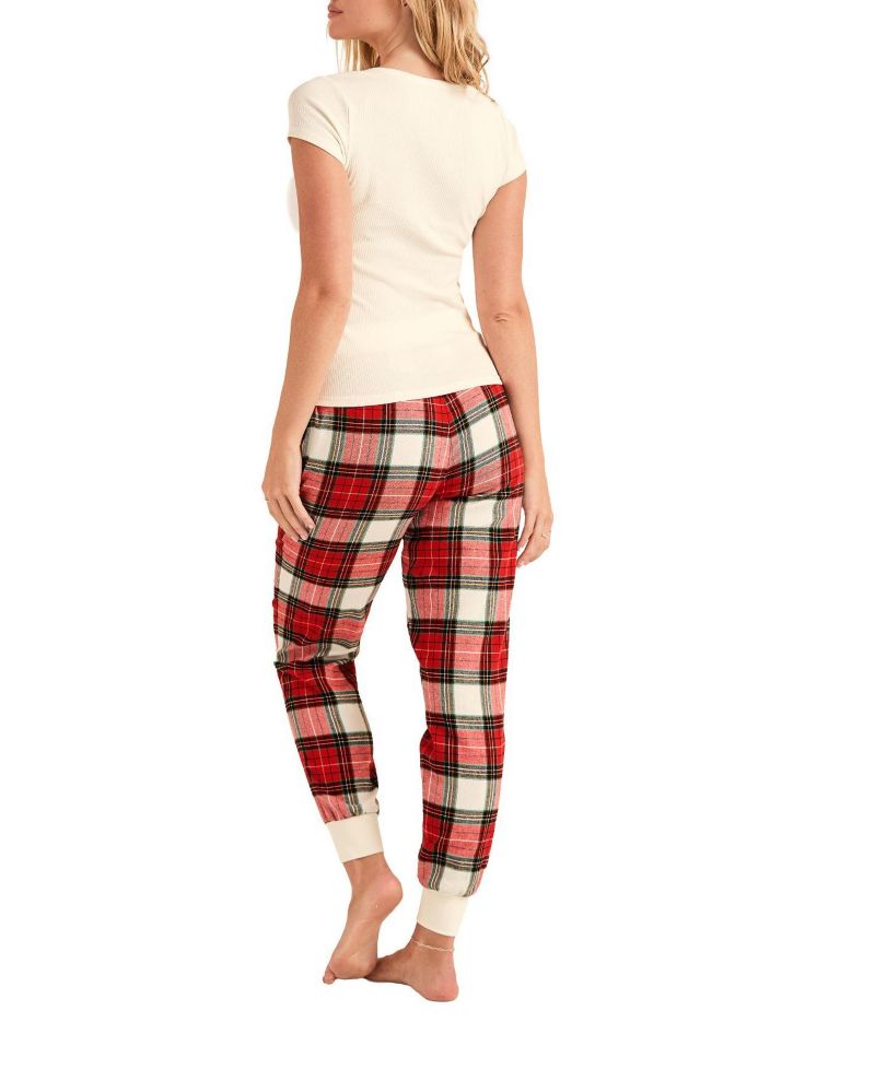 Women's Caileigh T-Shirt & Joggers Pajama Set Sleepwear