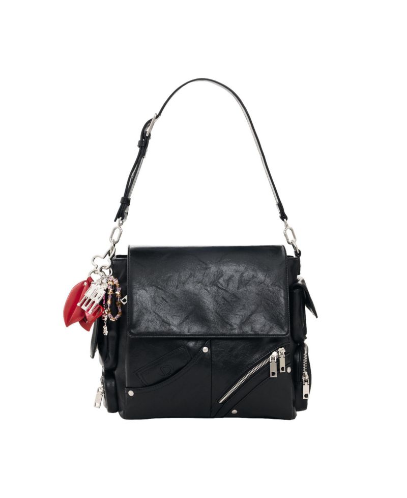 Women's Small Faux Leather Backpack