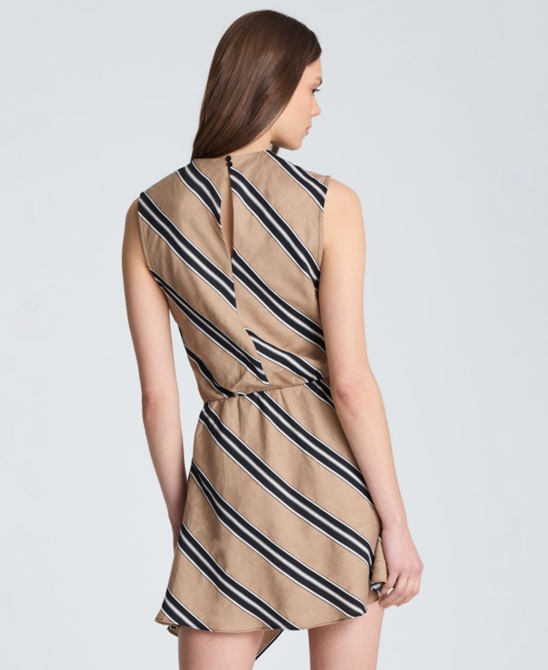 Women's Asymmetrical Hem Mini Dress