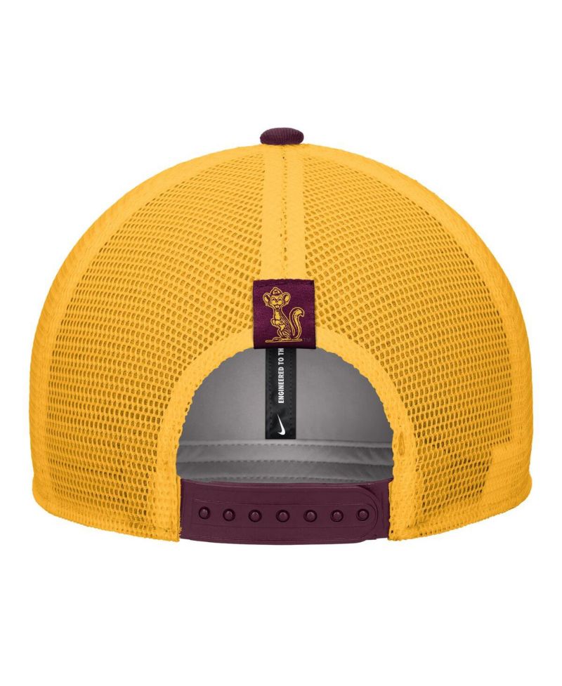 Men's Maroon Minnesota Golden Gophers Vintage Arch Rise Performance Trucker Adjustable Hat