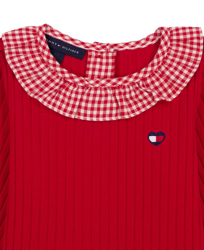 Baby Girls' Long-Sleeve Gingham Tunic and Leggings, 2-Piece Set