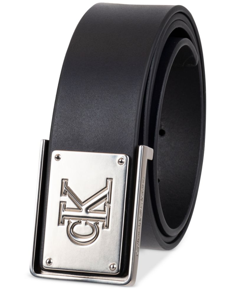 38MM Men's CK Plate Plaque Belt