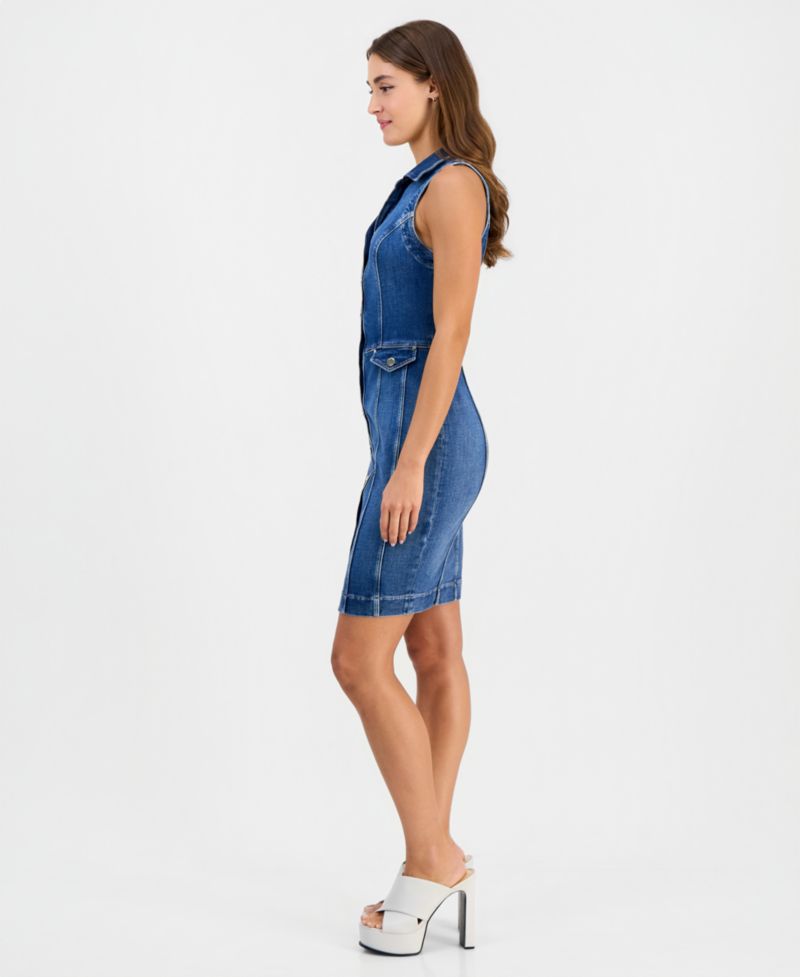 Women's Destiny Denim Button Front Dress