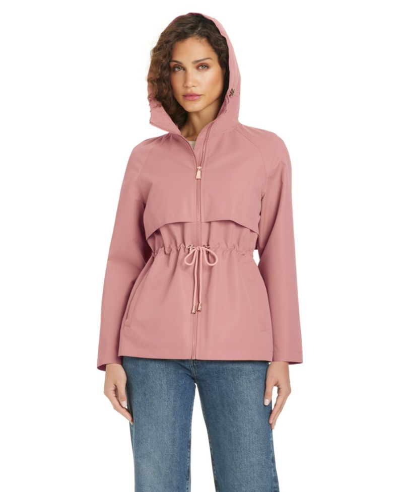 Women's Short Zip Up Anorak Coat, Created for Macy's