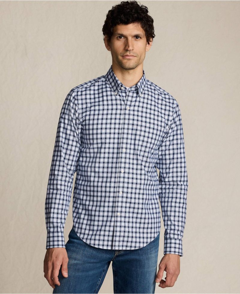 Men's Tailored Fit No Iron Twill Long Sleeve Shirt