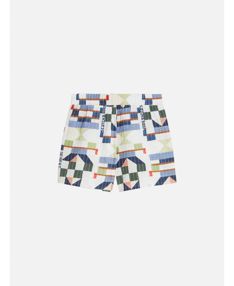 Women's Scotch and Soda Printed and Stitch-Embroidered Shorts