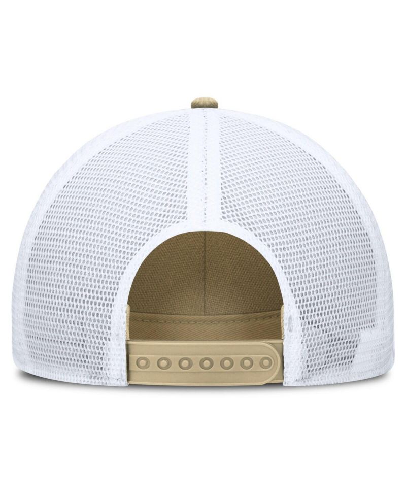 Men's Gold/White Florida State Seminoles 2025 On-Field Rise Engineered Trucker Adjustable Hat