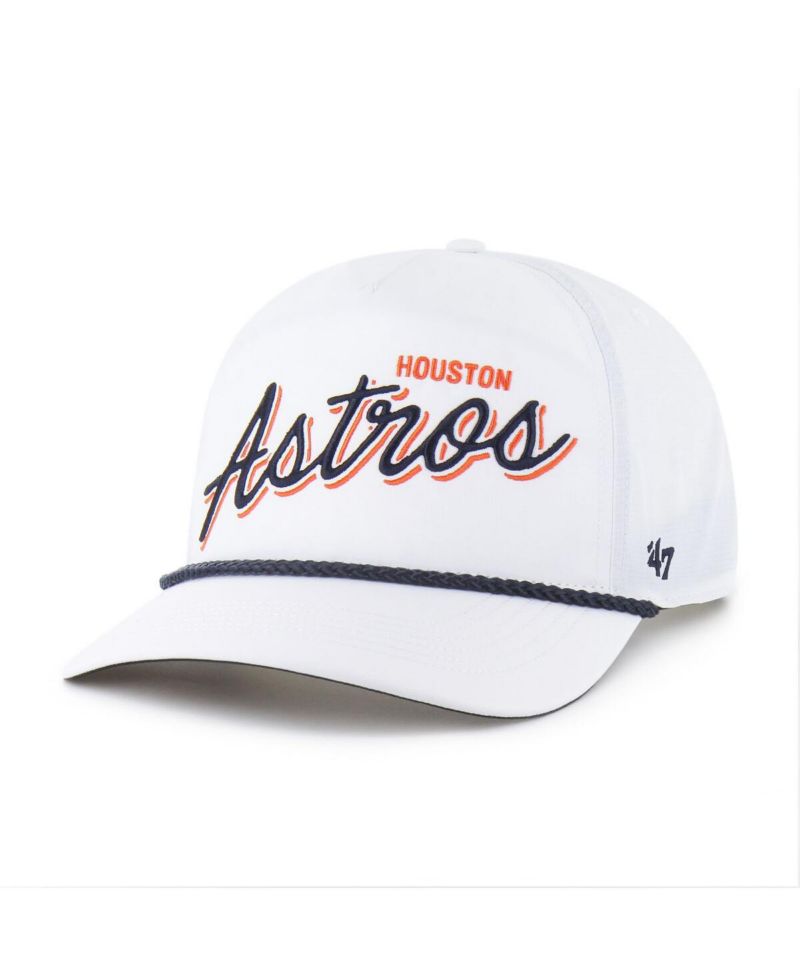 Men's White Houston Astros Brrr Fairway Hitch Adjustable Hat