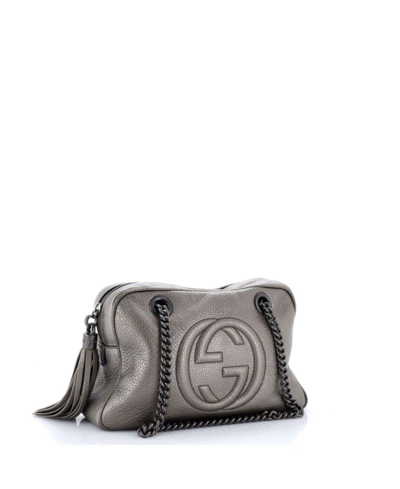 Small Soho Chain Zip Shoulder Bag Leather