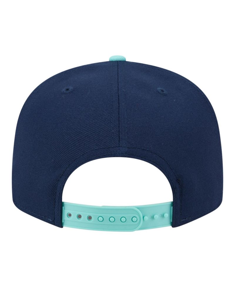 Men's Navy/Turquoise Houston Astros Two-Tone Color Pack 9FIFTY Snapback Hat
