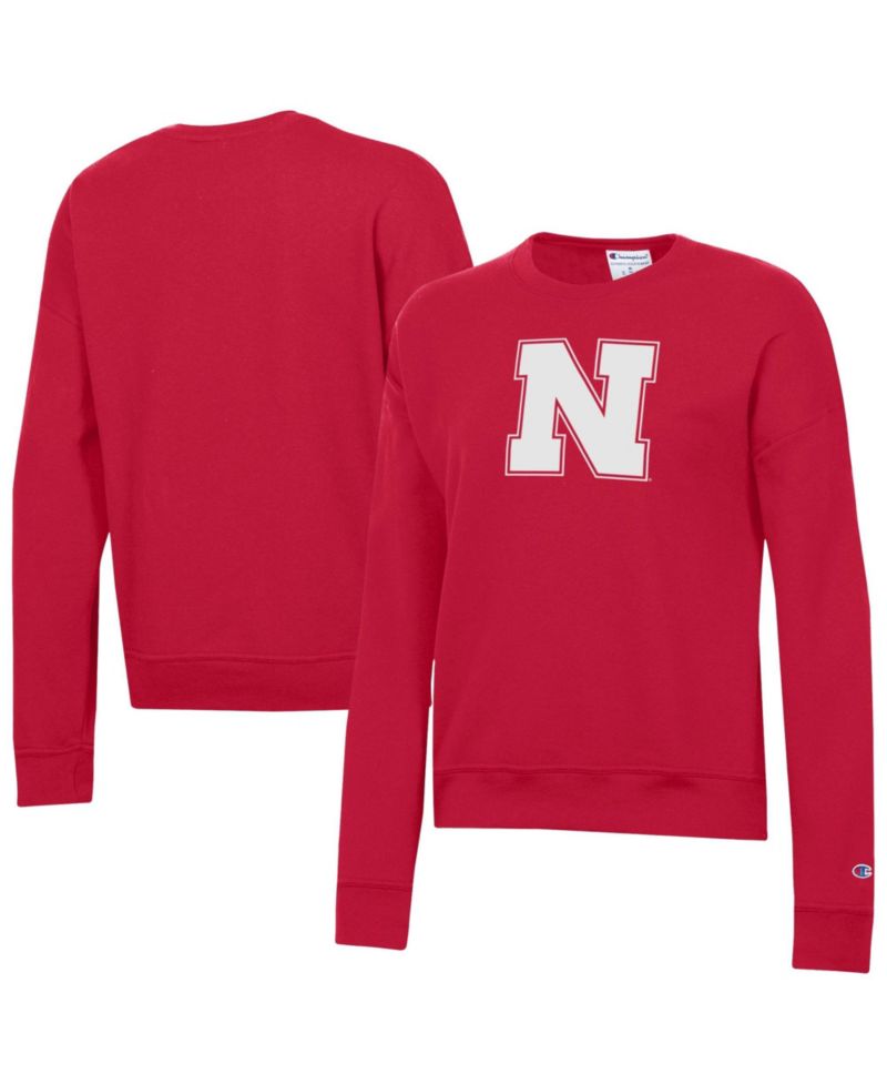 Women's Nebraska Huskers Powerblend Relaxed-Fit Graphic Sweatshirt
