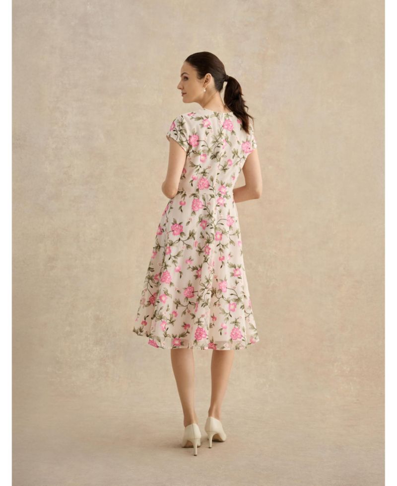 Women's Tia Embroidered Floral Midi Dress