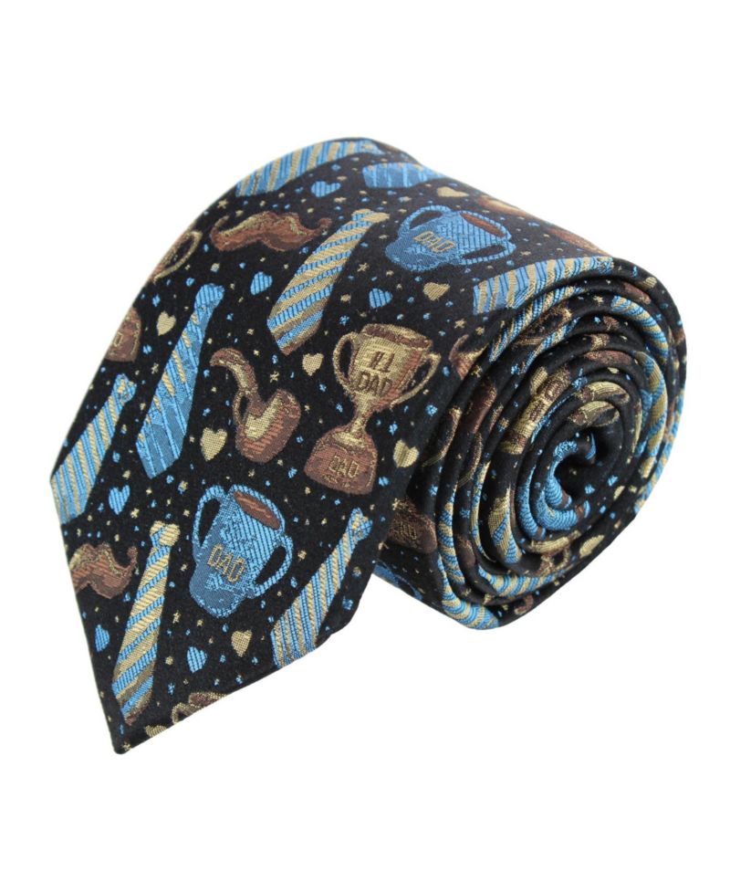 Men's Dad Appreciation Silk Novelty Necktie