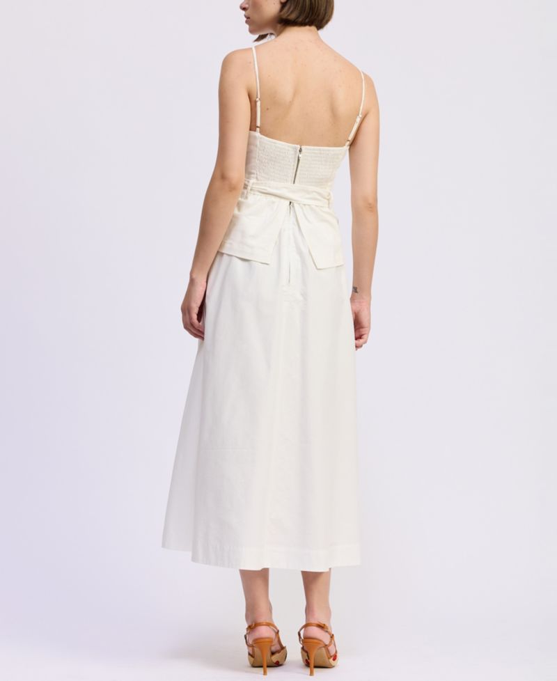 Women's Samantha Corset Mixed Media Dress