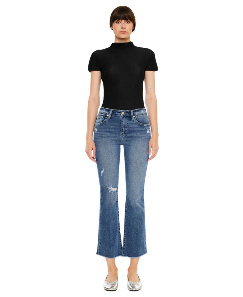Women's Honey High Rise Cropped Bootcut Jeans