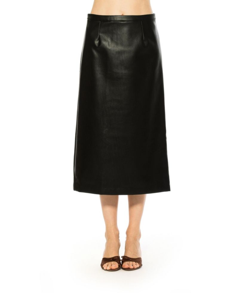 Women's Isla Faux Leather Skirt