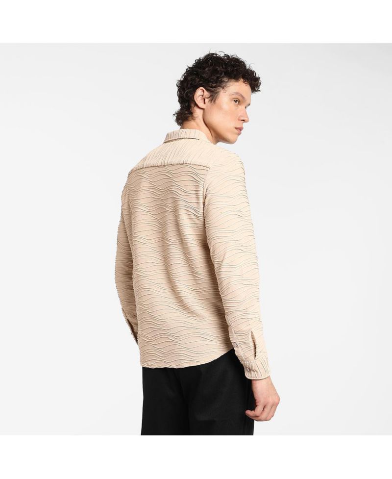 Men's Self-Design Wave Shirt