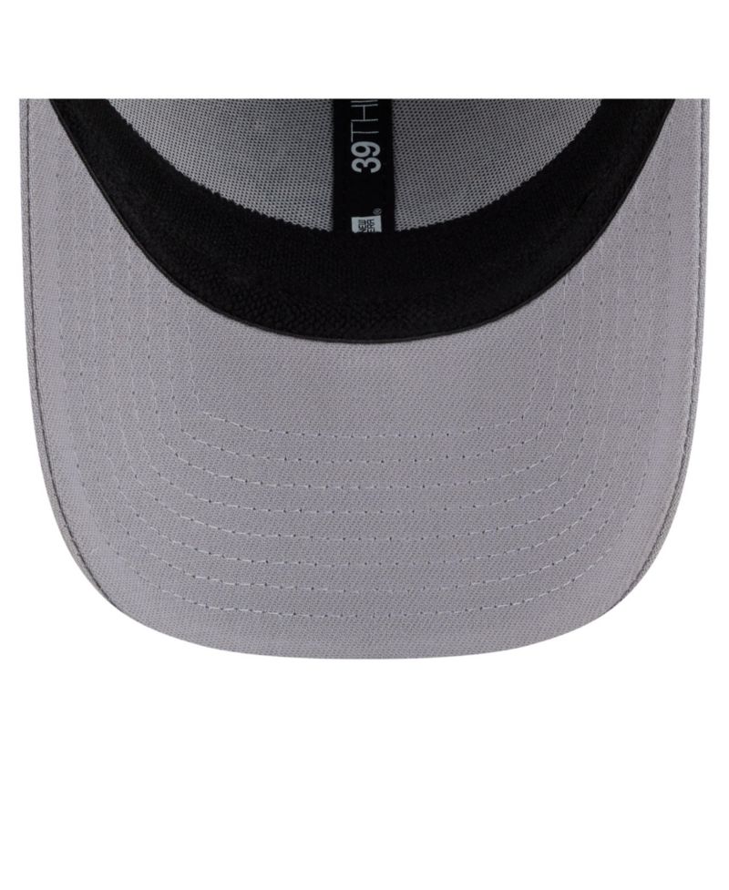 Men's Gray Detroit Lions Core Team 39THIRTY Flex Hat