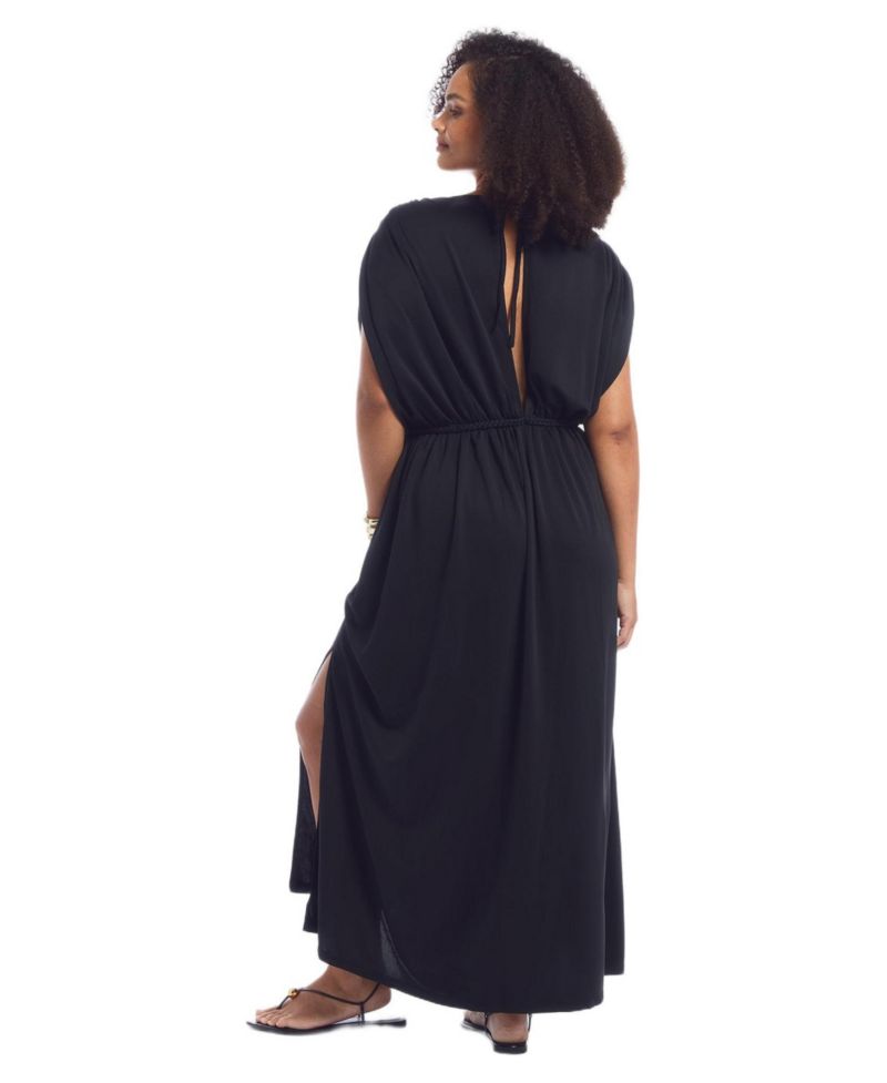 Women's Braid-Trim Maxi Dress