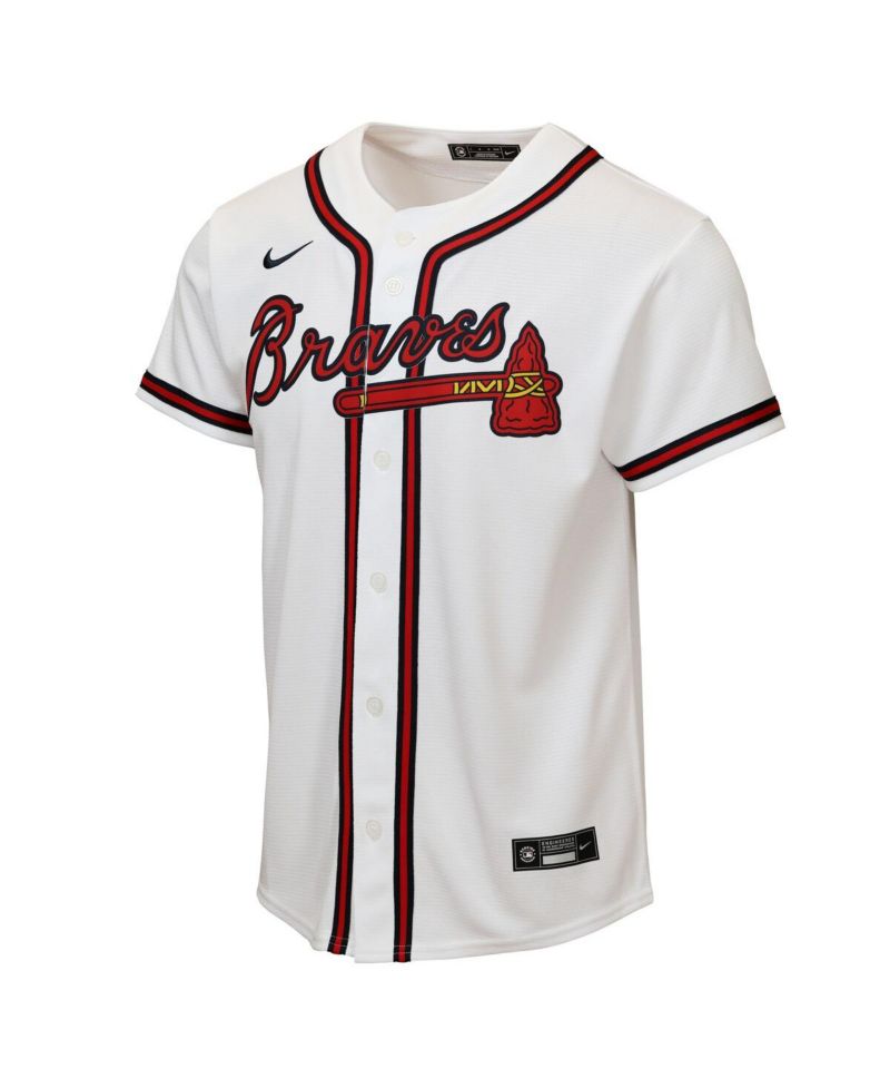 Big Boys and Girls Ronald Acu&ntilde;a Jr. White Atlanta Braves Home Replica Player Jersey
