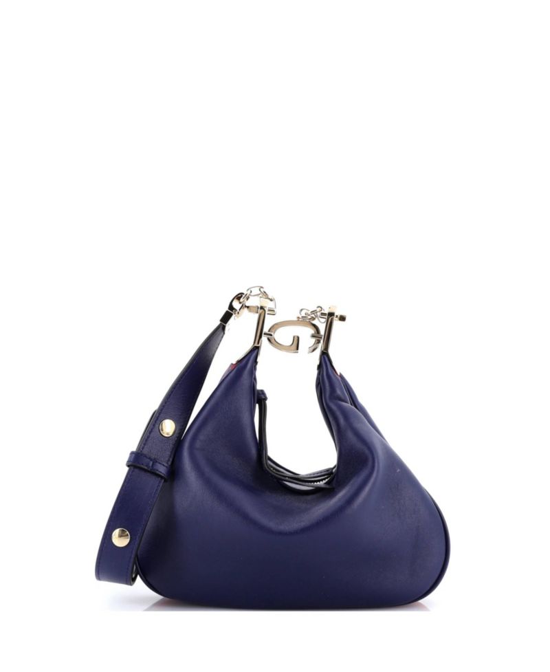 Small Attache Shoulder Bag Leather