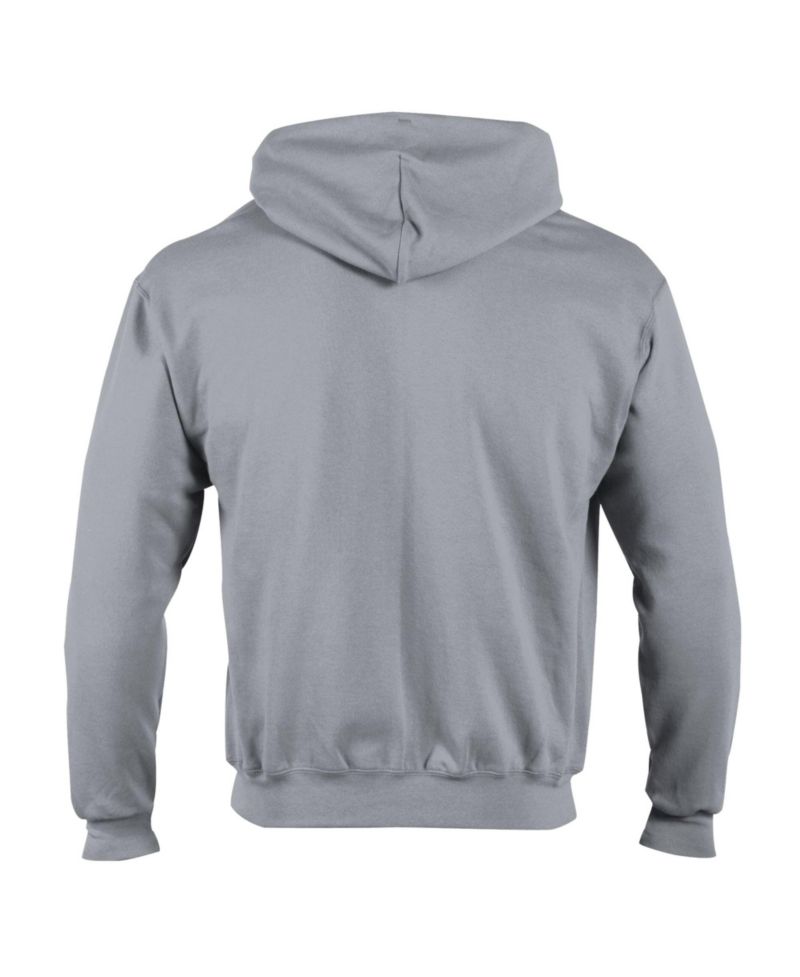 Men's Heather Gray Detroit Tigers Powerblend Full-Zip Hoodie