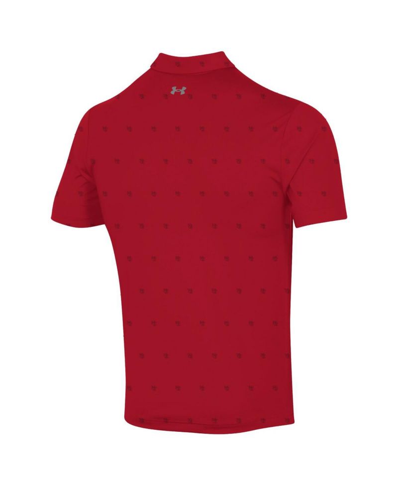 Men's Red Utah Utes Gameday ArmourFuse Polo Shirt