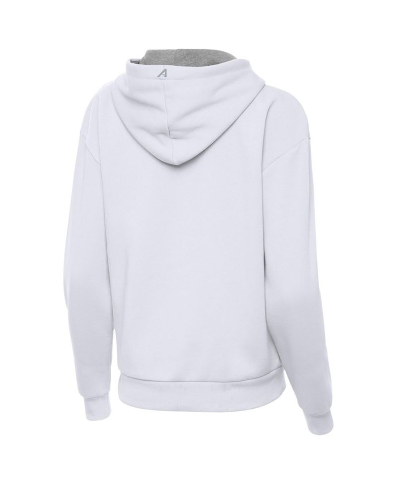 Women's White Indiana Fever Victory Pullover Hoodie
