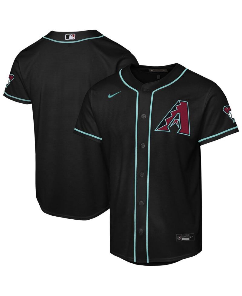 Big Boys and Girls Black Arizona Diamondbacks Alternate Stadium Jersey