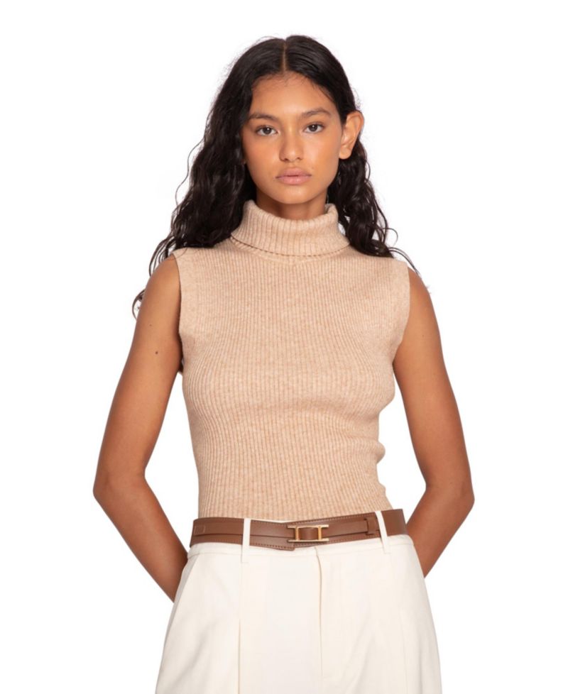 Women's Equation Sleeveless Turtleneck Knit