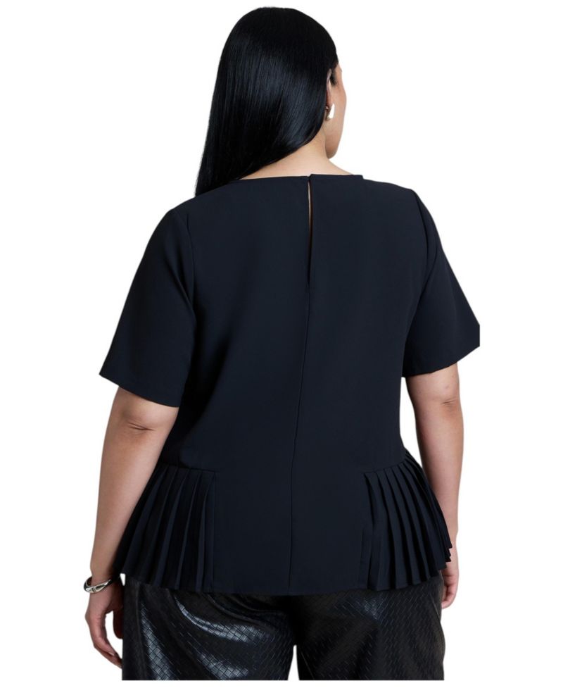 Women's Pleated Hem Top