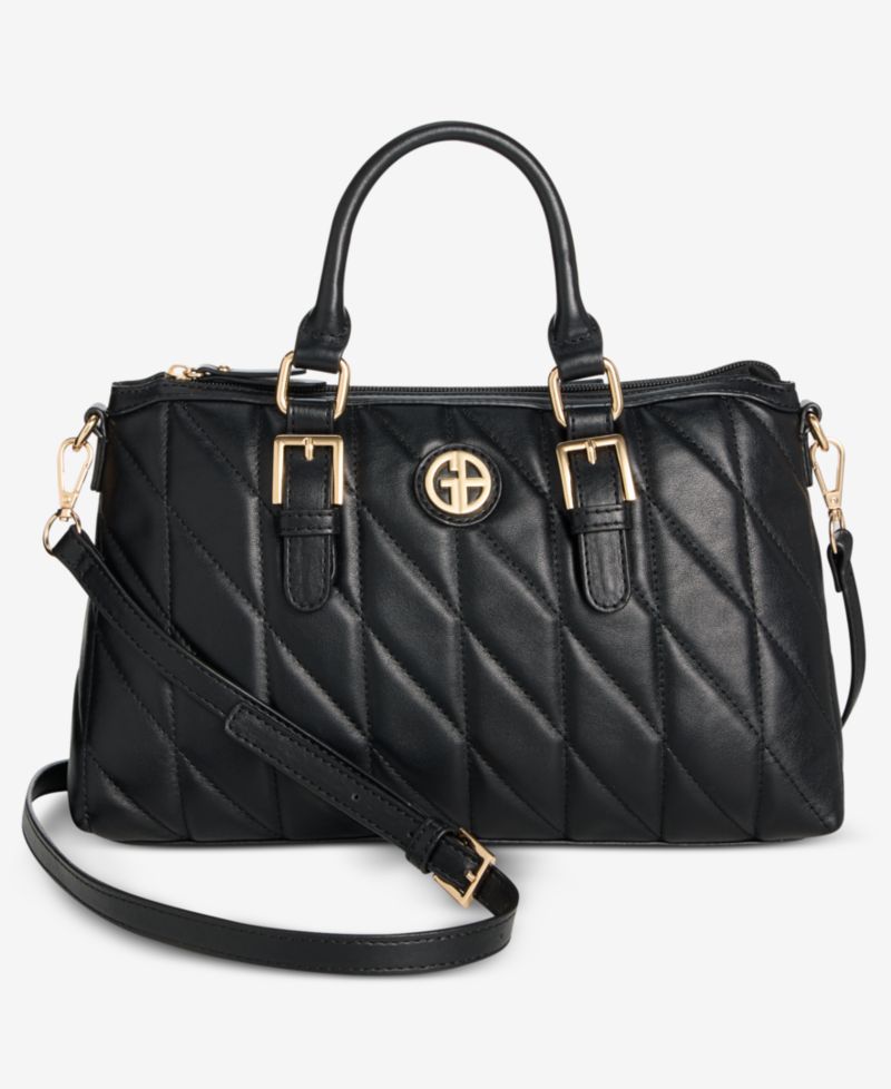 Tilted Quilt E/W Satchel, Exclusivey at Macy's