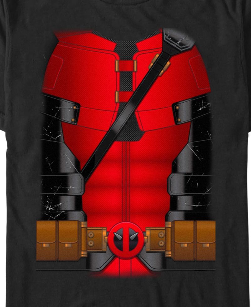 Men's Deadpool Costume Short Sleeve T-Shirt