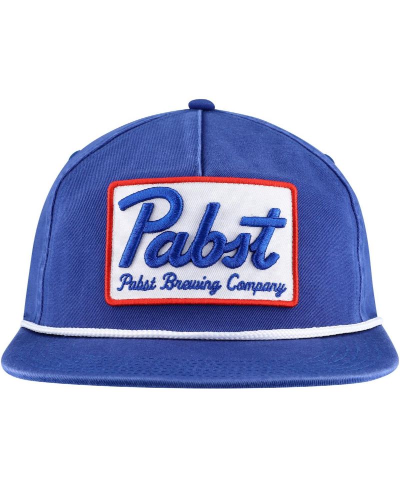 Men's Blue Pabst Blue Ribbon Adjustable with Rope Golfer Hat