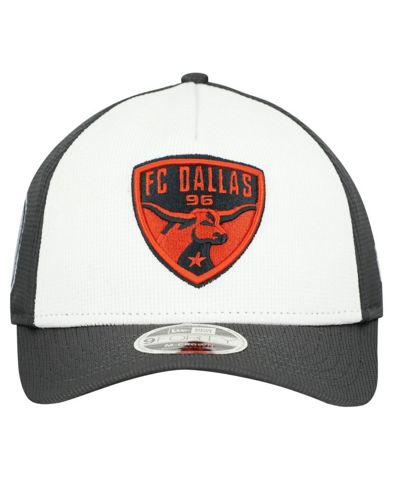 Men's White FC Dallas 2025 Jersey Hook 9FORTY M-Crown Adjustable Hat