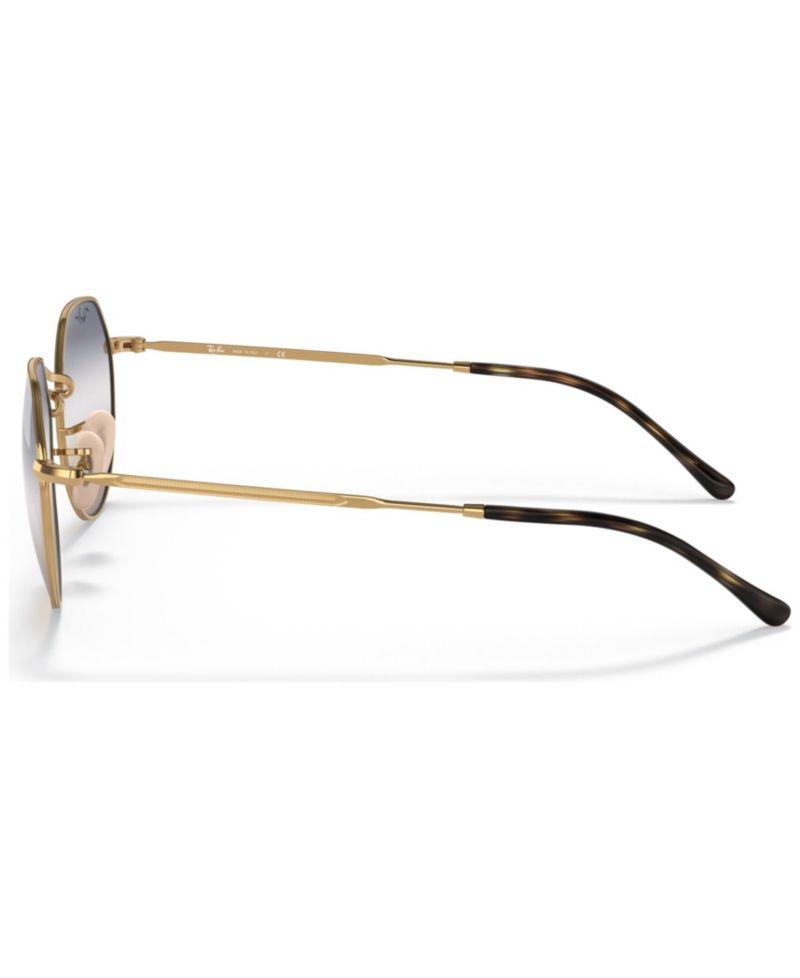 Unisex Geometric Metal Sunglasses, RB3565 JACK