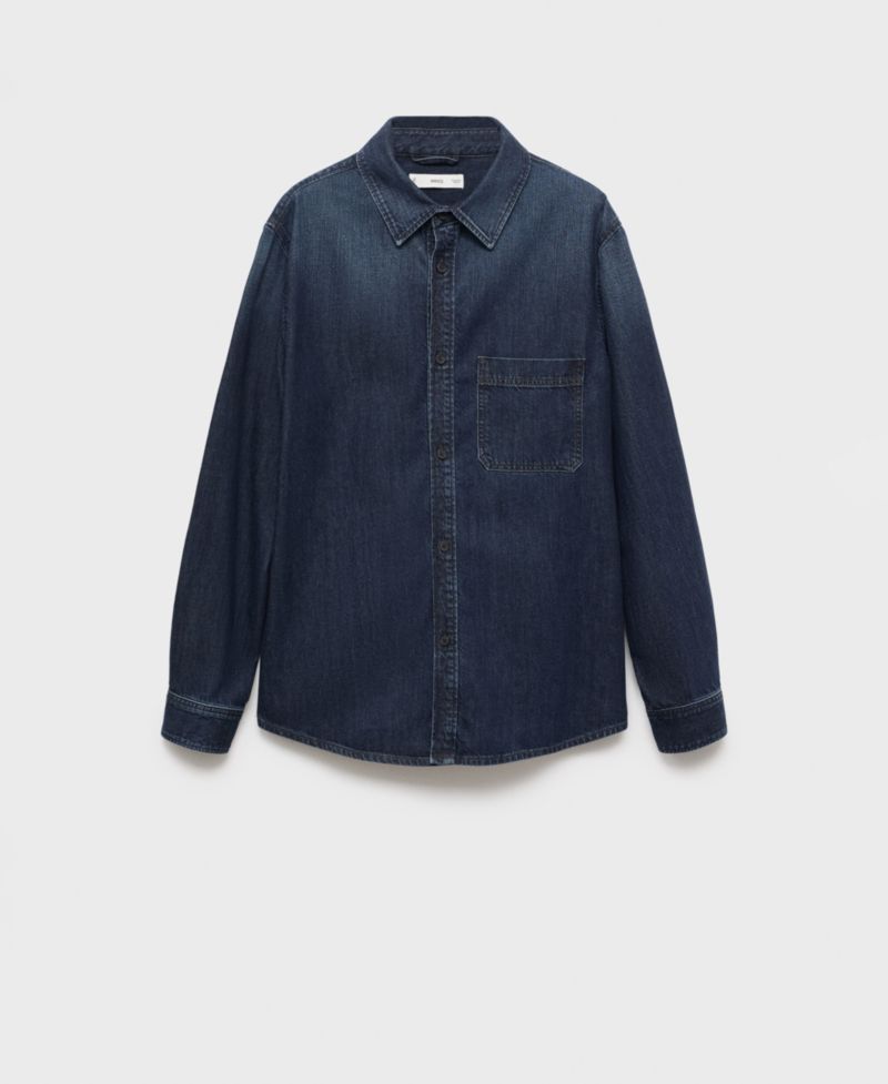 Men's Pocket Denim Overshirt