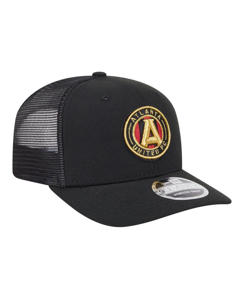 Men's Black Atlanta United FC Jersey Hook 9SEVENTY Adjustable Hat