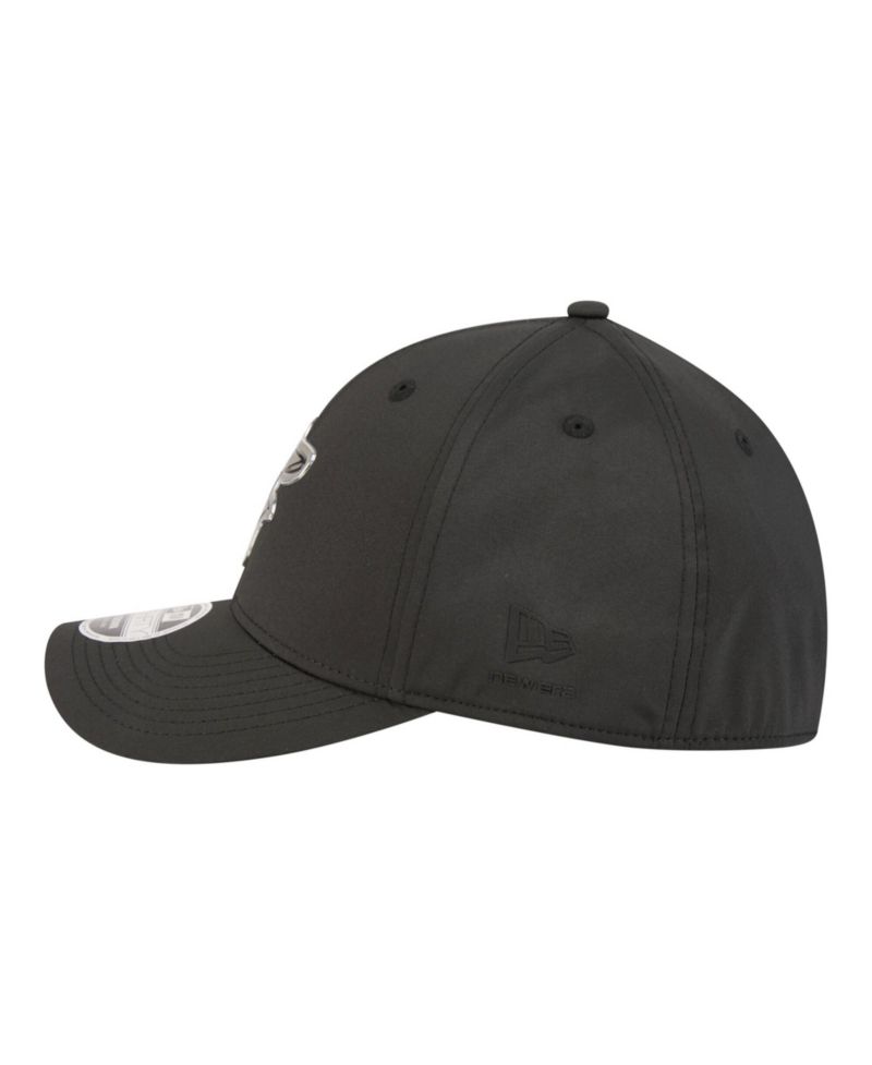 Men's Black Baltimore Orioles Metallic 39THIRTY M-Crown Flex Hat