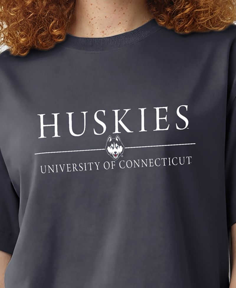 Women's UConn Huskies Cropped Wordmark T-Shirt