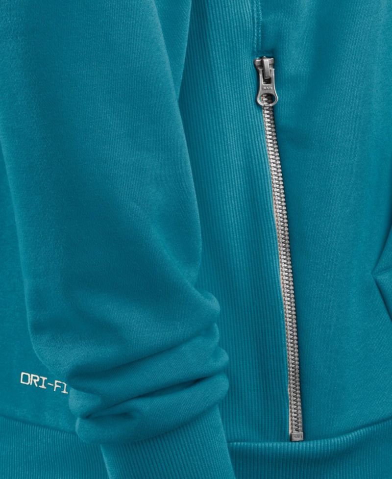 Men's Teal Jacksonville Jaguars Standard Issue Replay Officials Alternate Dri-FIT Hoodie