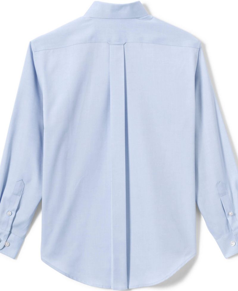 Men's Long Sleeve No Iron Pinpoint Dress Shirt